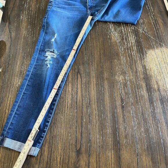 AG Adriano Goldschmied Stilt Roll-Up Cigarette Jeans | Size 29R - Picture 9 of 13